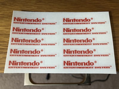 10 X NINTENDO VINYL STICKER NESPI Case Raspberry Pi Retropie Console ...