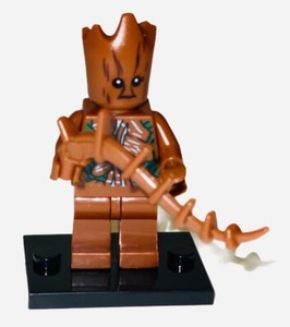 Thanos Groot Custom Lego Mini Figure Superhero Marvel Guardians of the Galaxy