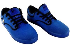 Vlado Spectro Kicks Shoes Blue Black Hip Hop Luxury Dancing Pop Lock Youth 5.5