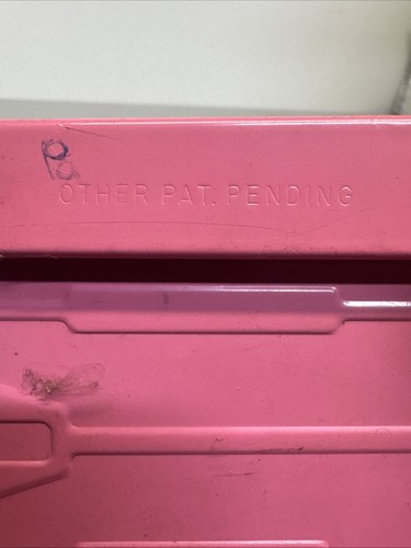 Vintage 1966 Structo Thunderbolt Pink With Less Marking On Base/ Different Wheel - Picture 19 of 24