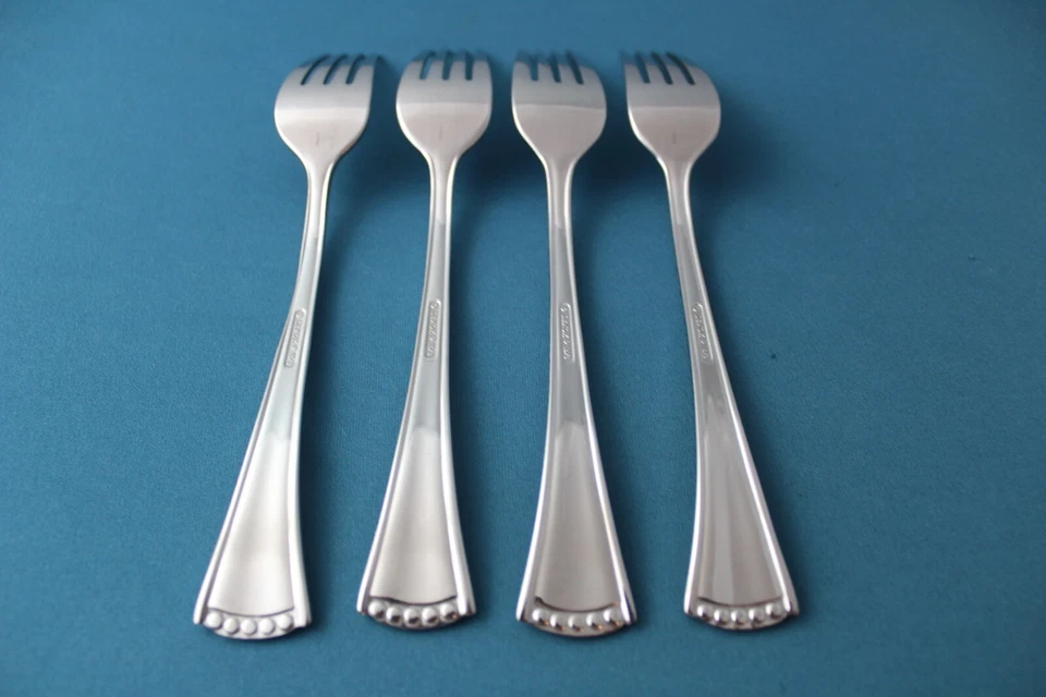 4 обеденные вилки Lenox BUTLERS КЛАДОВАЯ МАТОВАЯ 18/8 нержавеющая сталь фарфор 8 1/4 дюйма - Изображение 4 из 4