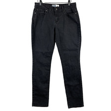 SIGNATURE Jeans Levi Strauss  Co. The Skinny Women's Misses 8 Med Black Stretch