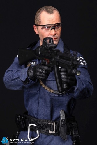 did action police figure 1/6 12'' lapd swat denver boxed dragon hot toys modern - Picture 6 of 12