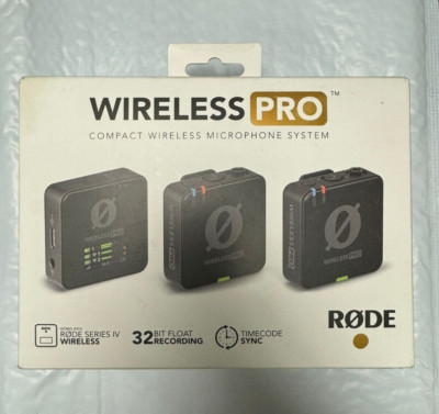 RODE Wireless Pro Dual-Channel Pro Compact Wireless Microphone System - Black