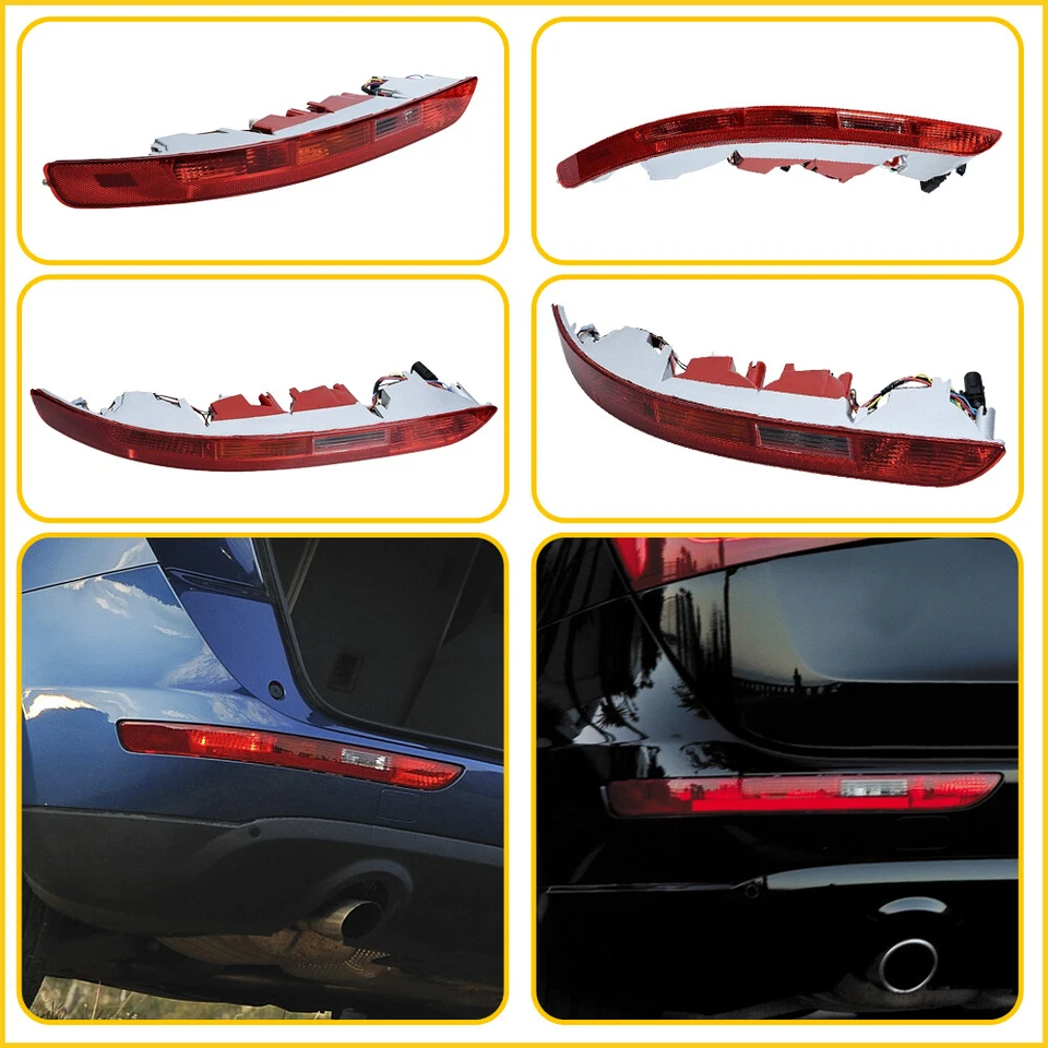 Luz de parachoques trasera izquierda del lado del conductor para Audi Q5 2009-16 lámpara de parada trasera inferior Foto 4 de 4