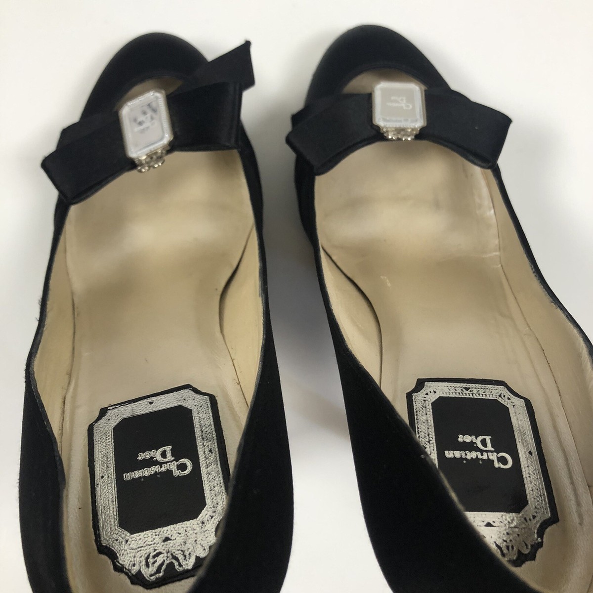 希少】DIOR ハイヒール メダル 35.5 ブラック レザー