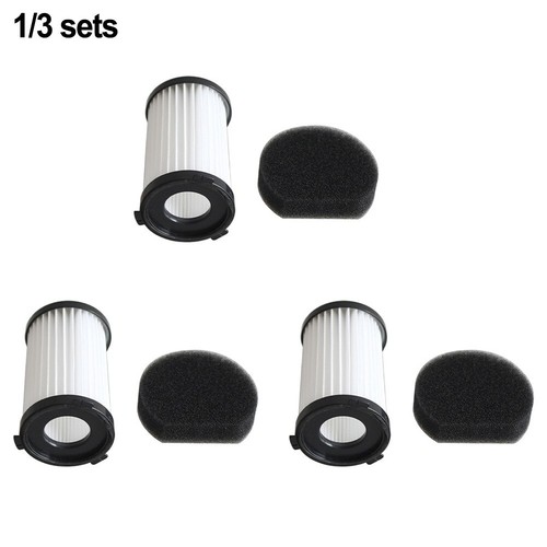 Lot De 3 Filtres Lavables Pour Aspirateur Akitas AK585K V8 - Rechange Pour Modèle 585K - Diamètre 5,9 Cm