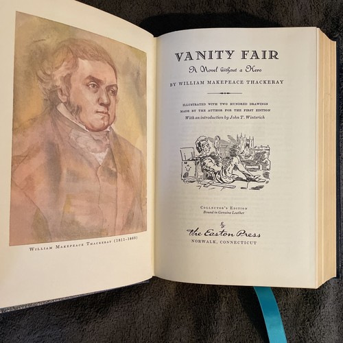 Vanity Fair by William Makepeace Thackeray - Easton Press 100 Greatest Books - Picture 2 of 4