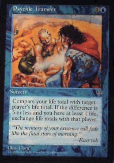 Psychic Transfer - Mirage: #85, Magic: The Gathering Nm R125