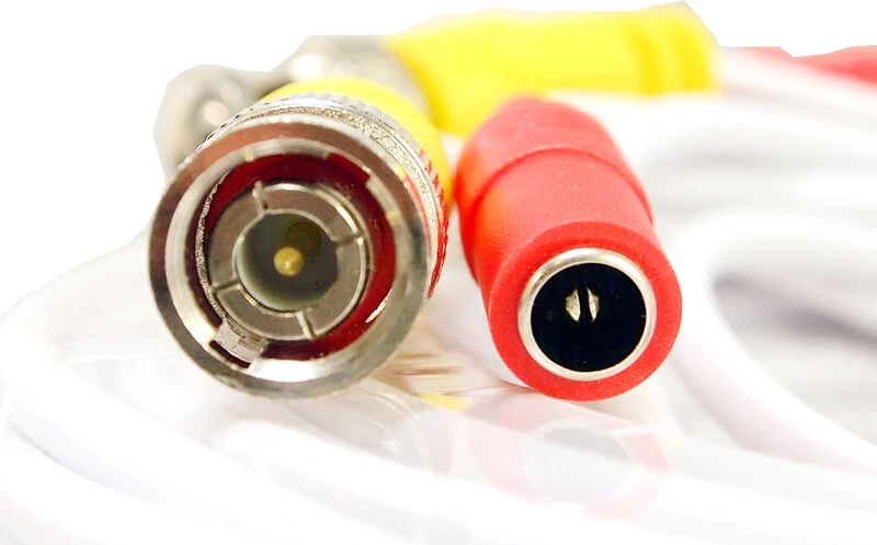 2x 50ft and 2x 25ft Video and Power CCTV Cable For Security Camera Connection - Image 2 of 4