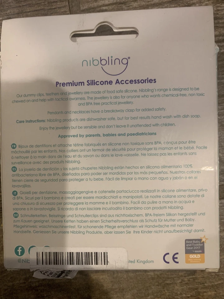 Nibbling Stellar Dummy Clip, Black/White/Yellow — Star - Image 2 of 2