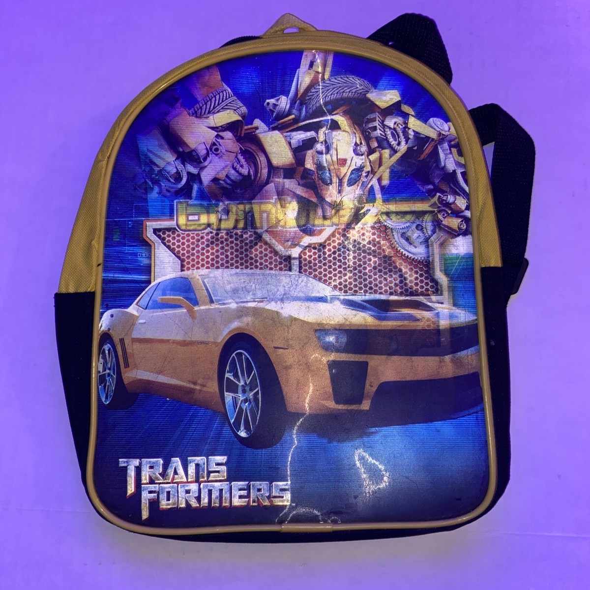 Transformers 3D FX Hollogram Bumblebee Camaro Backpack | eBay