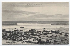 1916 Tiverton four Corners RI duplex on postcard [6525.1894]