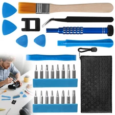 27pcs Screwdriver Repair Cleaning Tool Set For Xbox PS3 PS4 PS5 Nintendo Switch