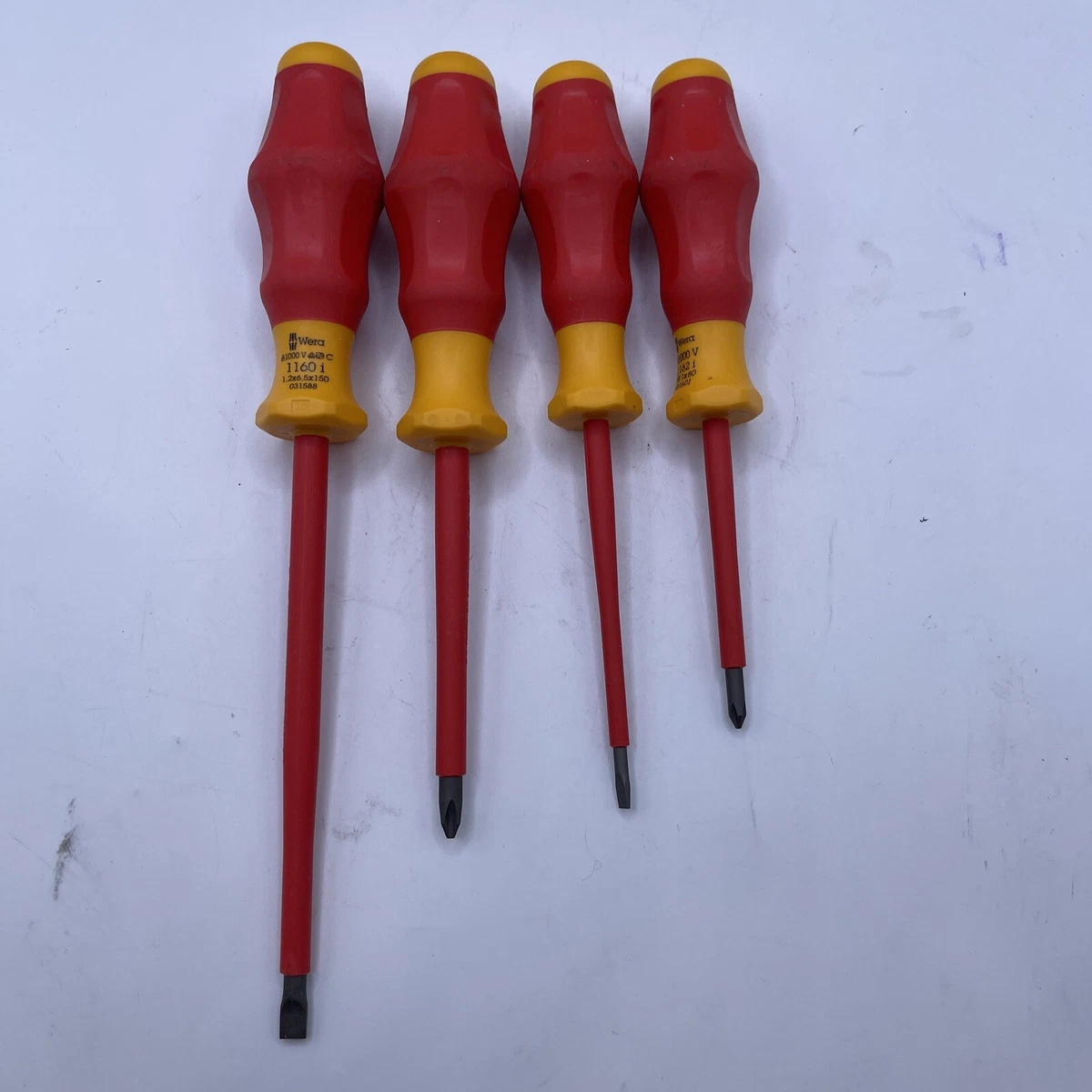 1160 1162 1000 Screwdriver set Kraftform Comfort VDE 4 Piece eBay