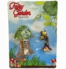 Fairy Garden Figurines Miniatures Fairy Crossing Tree Face Lamp 2 Piece New Cute