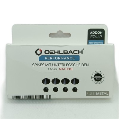 Oehlbach Minispike Set Lautsprecher Spike schwarz Stück verbessern