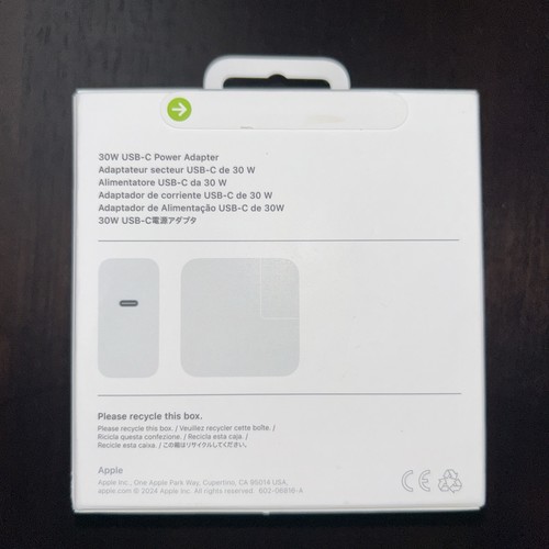 Apple 30W USB-C Power Adapter - MW2G3B/A - BRAND NEW - 第 2/4 張圖片