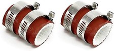High Temp Exhaust Couplings Clamps 1"ID For Quad Dirt Bikes (Red)