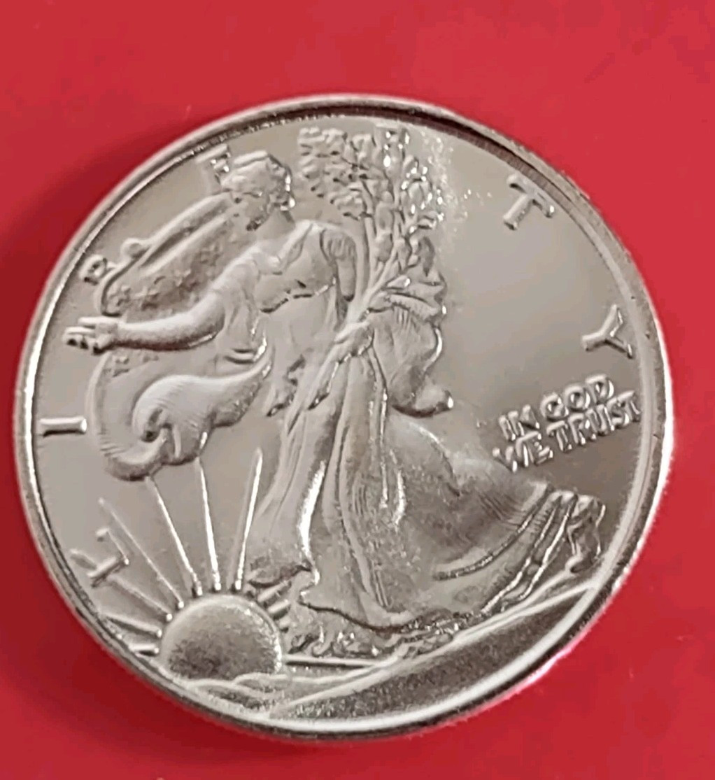 1 ~ 1/10 troy oz. Liberty/ Eagle Round Bullion .999 Fine Silver  - 3.14 Grams