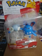 Pokemon Magnemite + Azumarill Battle Figures New Sealed Gifts Toy Collectible