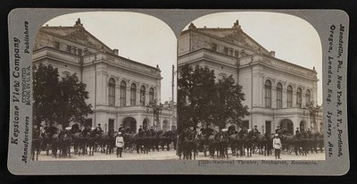 Photo:National theater, Bucharest, Roumania