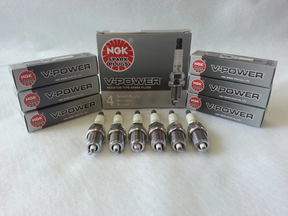6-New NGK V-Power Copper Spark Plugs BCPR6ES #2330 Made in Japan 