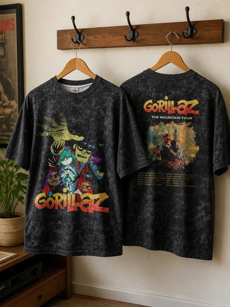 Gorillaz The Mountain Music All Over Print For Fans 3d T-Shirt