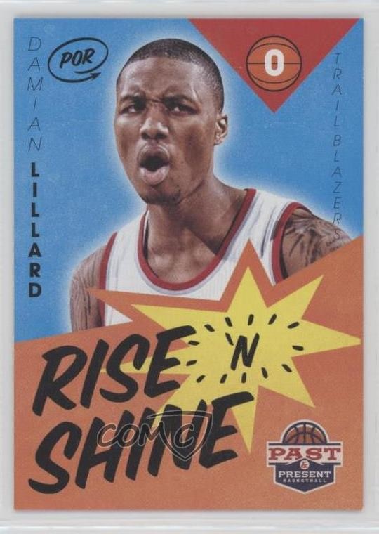 2012-13 Panini Past & Present Rise 'n Shine Damian Lillard #16 y3x