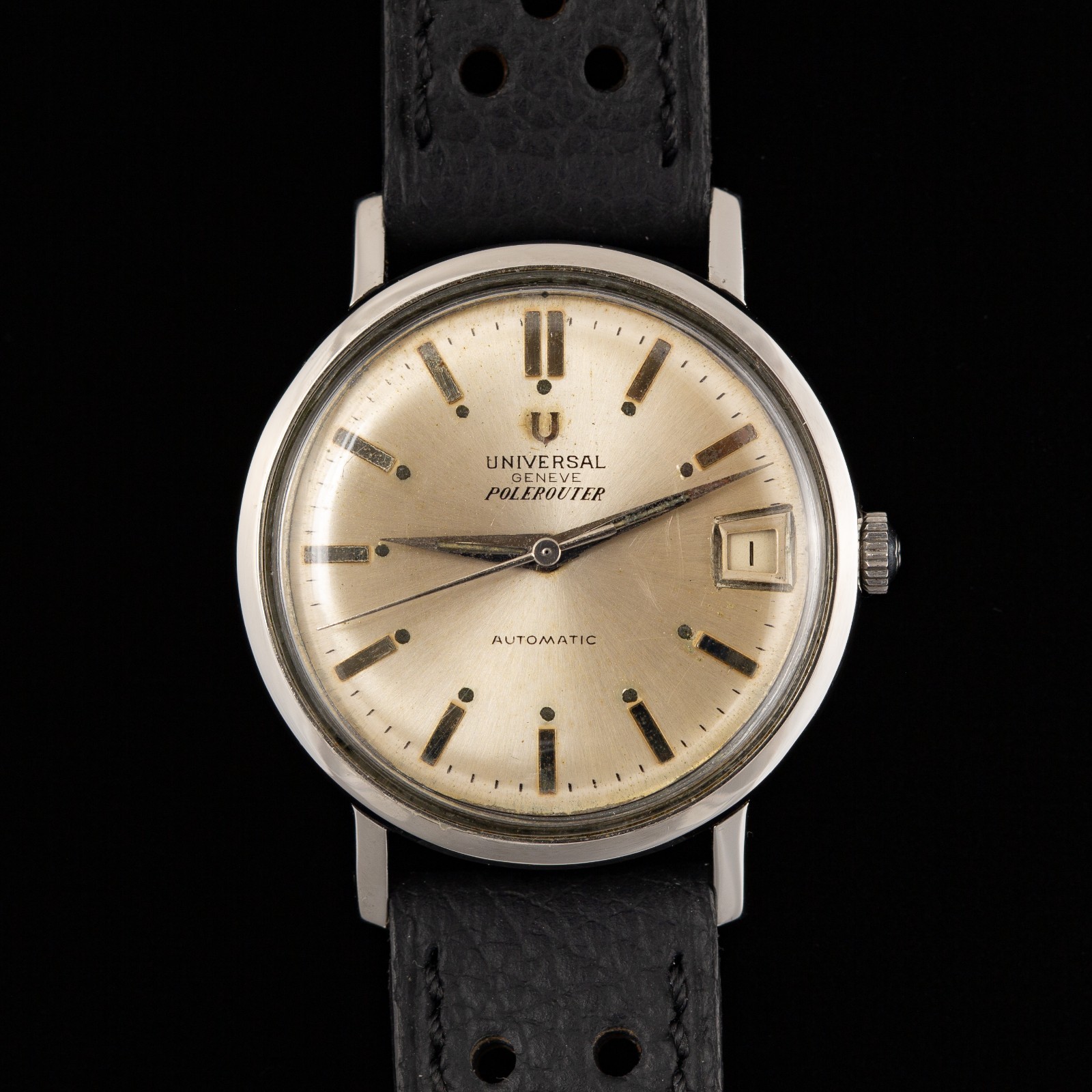 Universal Geneve Polerouter Date Automatic Microt… - image 1