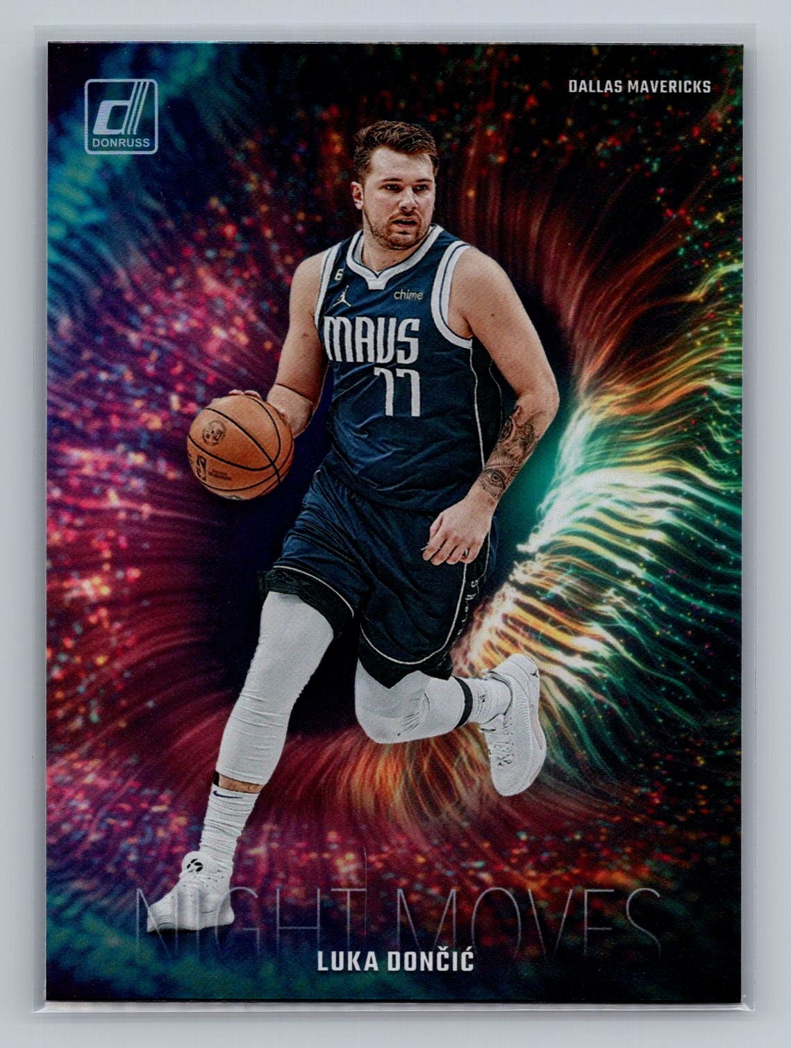 Luka Doncic 2023-24 Donruss #2 Night Moves Mavericks Case Hit
