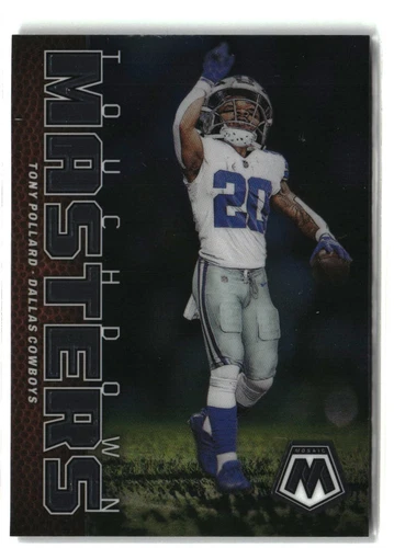 2023 Panini Mosaic #TM-TP Tony Pollard Touchdown Masters White jersey