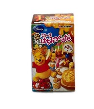 Re-ment Honey Cafe Picnic Basket & Pooh Bear Figure Used