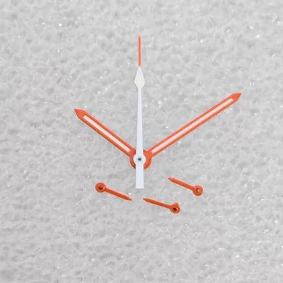 1 Set Orange Arrow Luminous Watch Hand (6 PCS) for Quartz Movement VK63