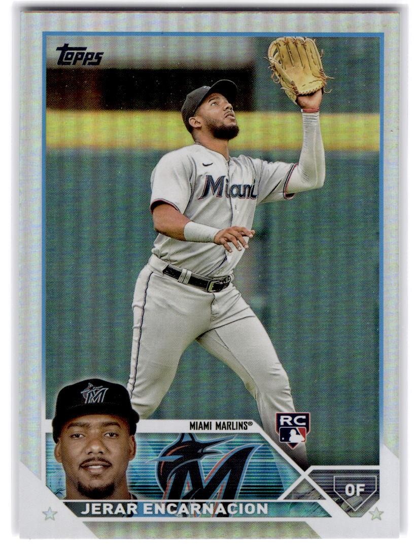 2023 Topps #318 Jerar Encarnacion Rainbow Foil Rookie RC