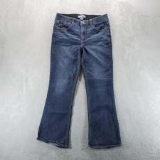 Democracy Jeans Womens 12P Blue Bootcut Mid Rise Ab Solution Stretch Denim