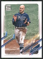 2021 Topps #427 Mike Brosseau Tampa Bay Rays 51265