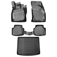 3D Auto Gummimatten & Kofferraumwanne Set FüR VW Tiguan II 2016-2020
