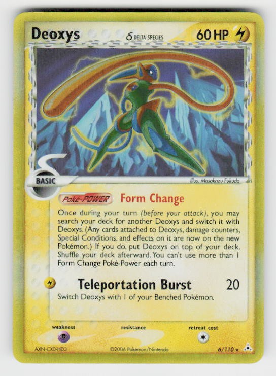 Holon Phantoms #6/110 Deoxys (Delta Species