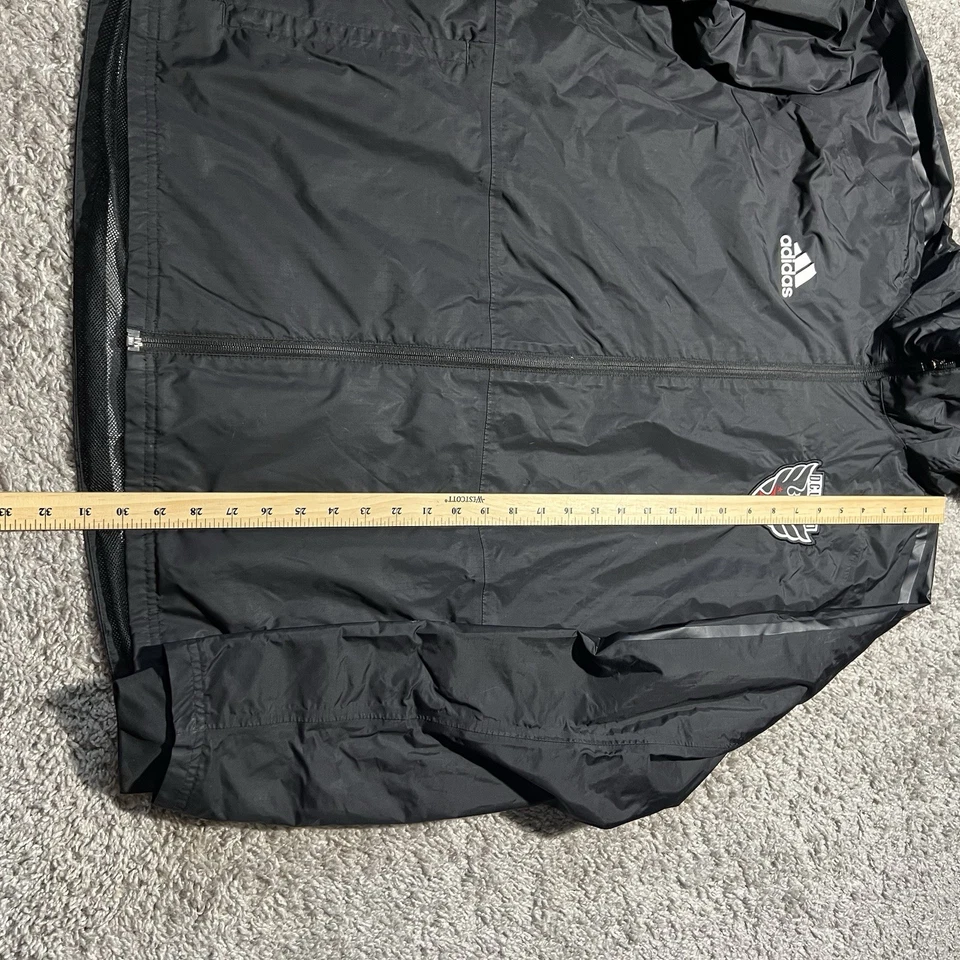 Adidas DC United Track куртка XL парка пальто трек тренер молнии черный футбол - Изображение 3 из 4