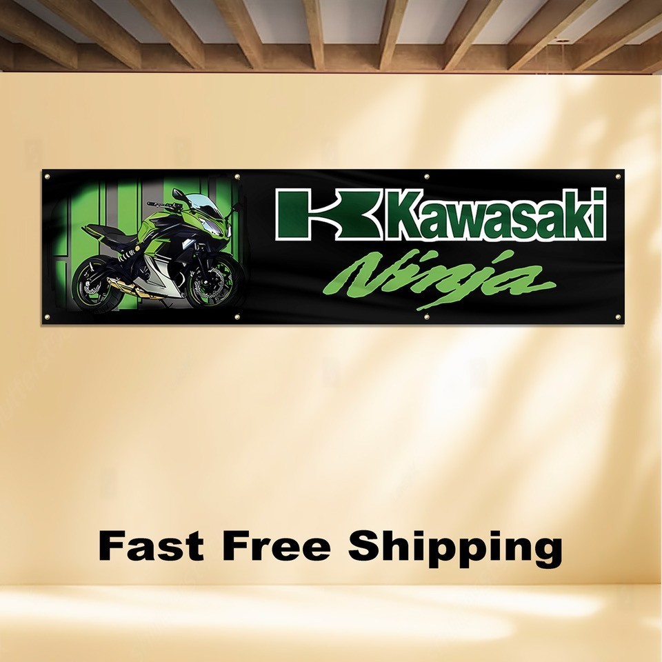 KAWASAKI NINJA 2'X8' BANNER FLAG