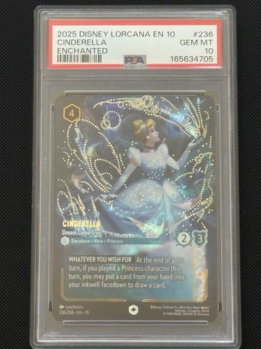 Cinderella - Dream Come True graded PSA 10 for sale on eBay