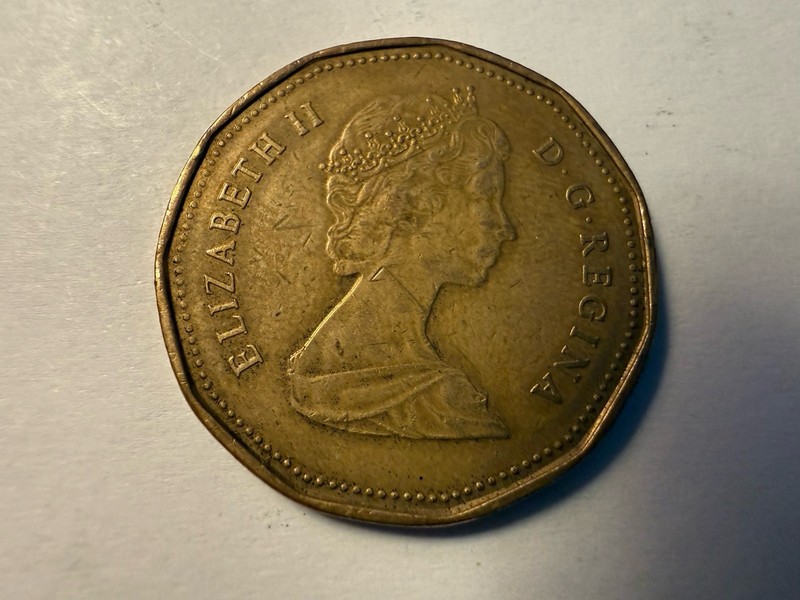 Canada 1 Dollar Coin 1989 Queen Elizabeth II