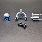 LEGO Star Wars Jango Fett Minifigure Parts Lot Helmet Torso Jetpack Gun READ