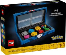 LEGO 40892 POKEMON KANTO REGION BADGE COLLECTION New & Sealed Lego