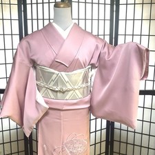 Kimono Japanese Elegant Homongi 4 piece Set 100 Silk