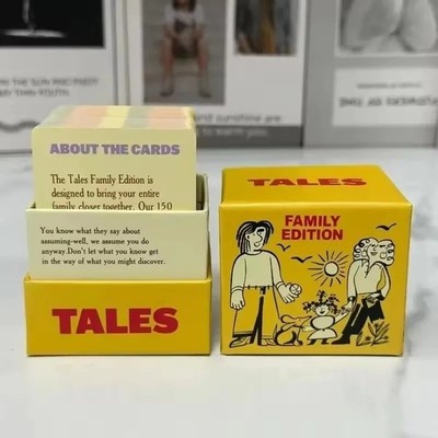 TALES Family Edition Card Game 150 Conversation Cards Fun Game All Ages - USA