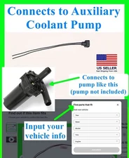 for Land Rover Cadillac Ford Chevy Auxiliary Coolant Pump Connector Wiring Plug