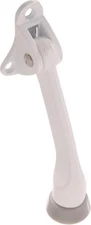 Hillman Group 851342 4" Kickdown Door Stop White Hardware Essentials Door Holder