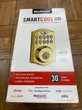 Kwikset SmartCode 914 [GOLD] Touchpad Electronic Deadbolt Door Smart Lock- NEW